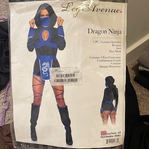 Dragon Ninja 3pc costume